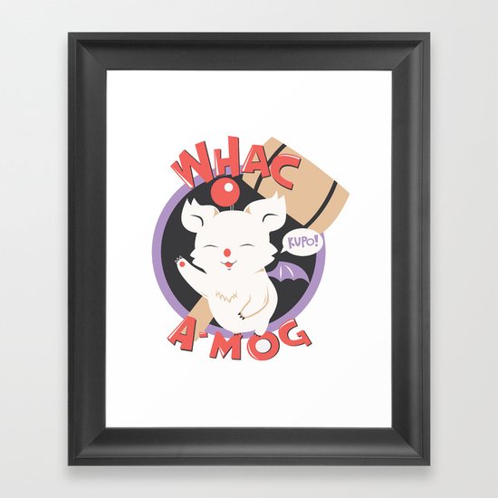 Whac-A-Mog Framed Art Print
