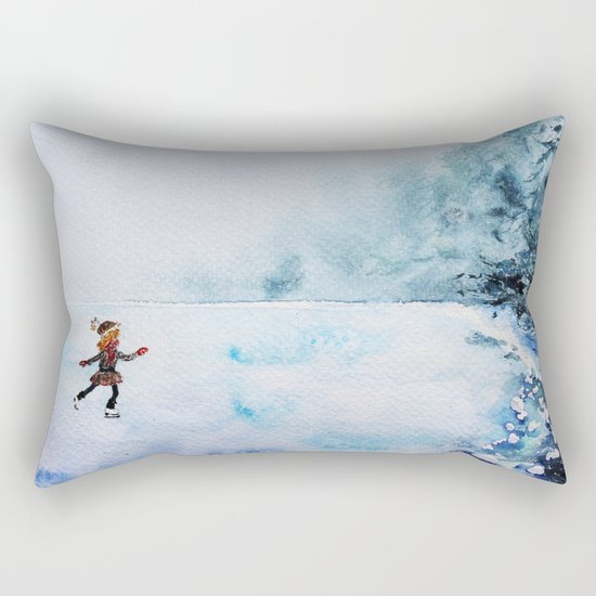 Winter fun Rectangular Pillow