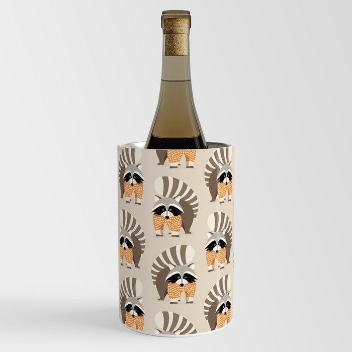 Whimsical Raccoon Wine Chiller