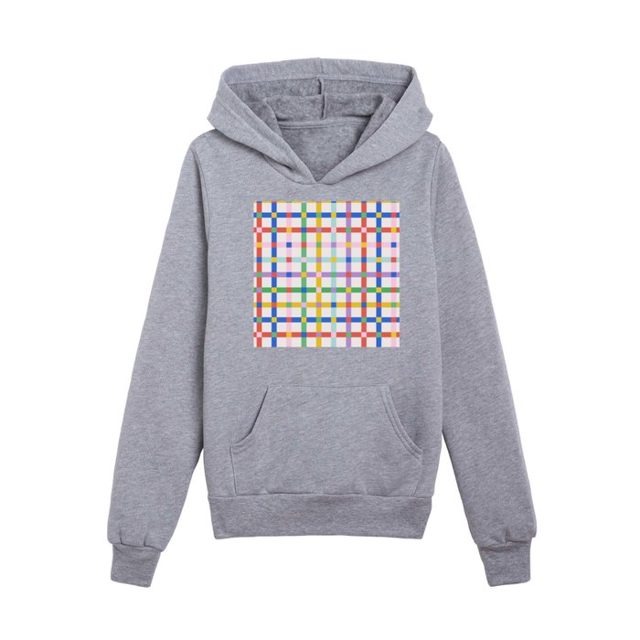 Checkered Crossing Kids Pullover Hoodie