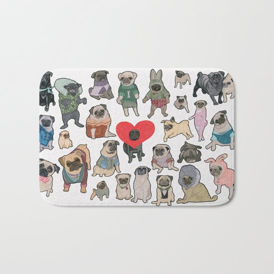 Pugs Bath Mat