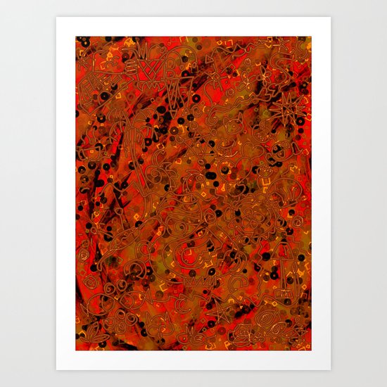 collage 7 -de50 Art Print