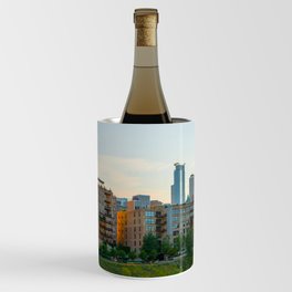 Minneapolis Skyline | Golden Hour | Photography Wine Chiller