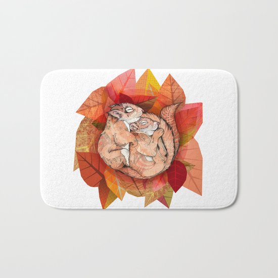 Squirrel Spoon Bath Mat