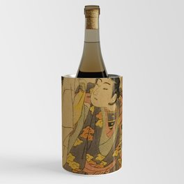 Ippitsusai Buncho - Ushiwaka-maru On The Gojo Bridge (reprint of c. 1769 design) Wine Chiller