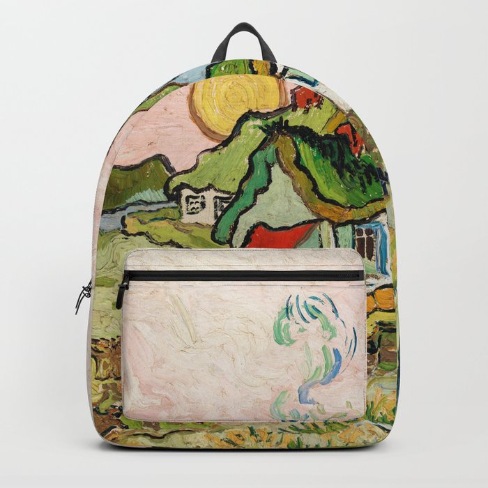 Vincent Van Gogh - Houses and Figure Backpack