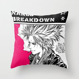 Naked Breakdown Throw Pillow