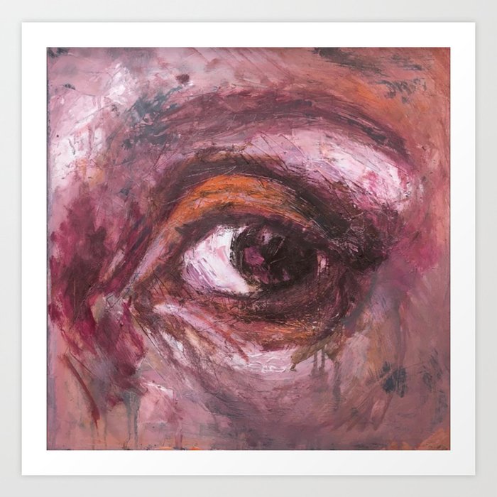 Eye study (Tatiana No. 21) Art Print