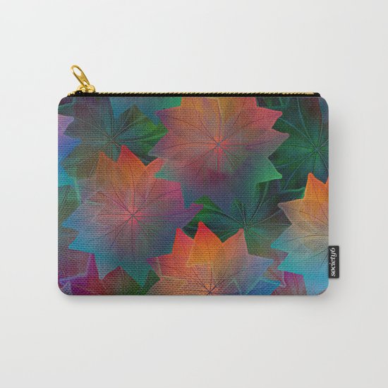 Skeleton Leaf Abstract 2 Carry-All Pouch