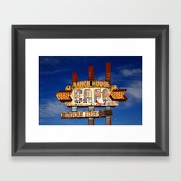 Route 66 - Ranch House Cafe 2008 Framed Art Print