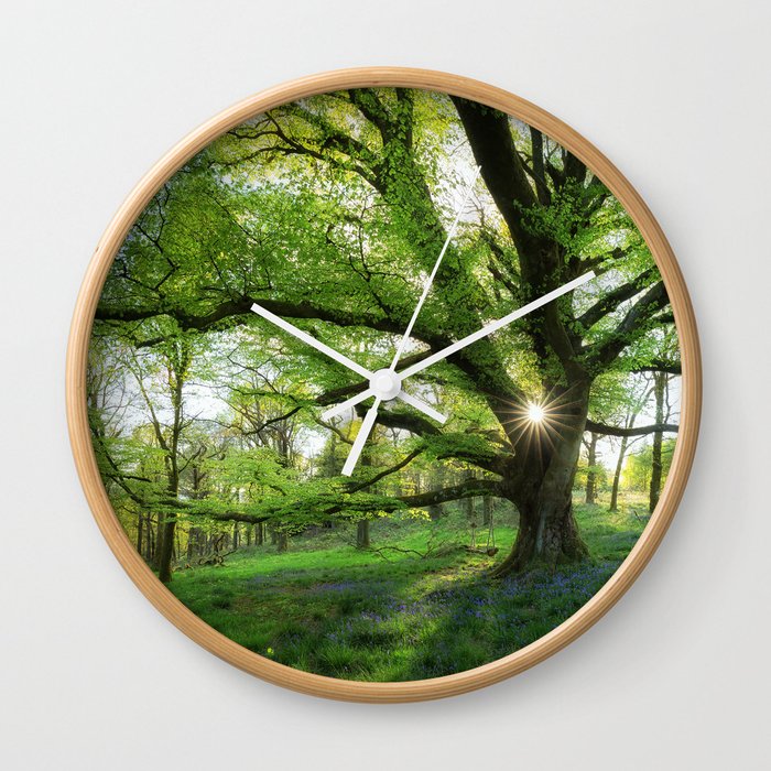 To Swing On The Tree Of Hope Wall Clock