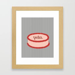 puta Framed Art Print