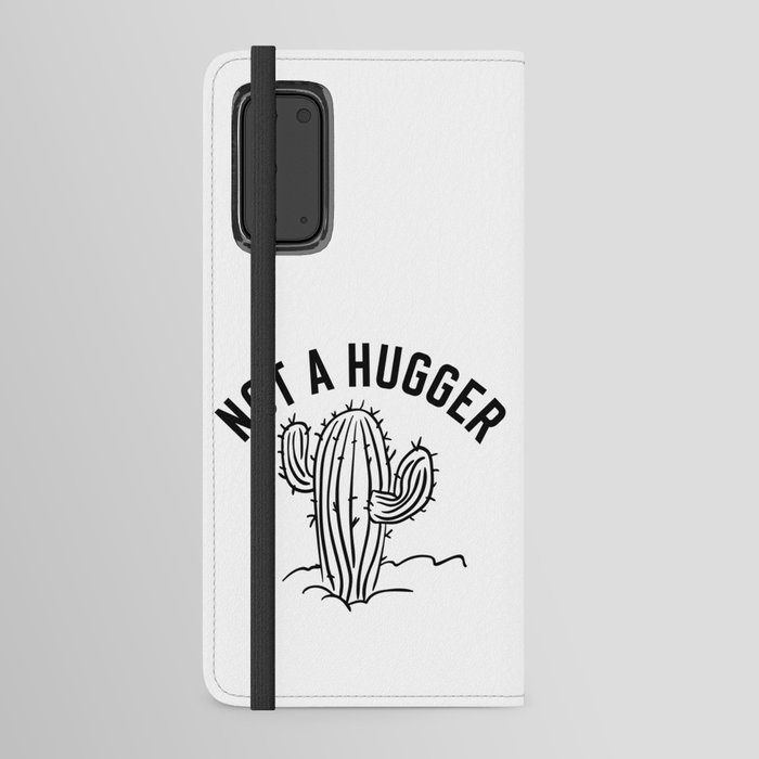 Not A Hugger Funny Cactus Android Wallet Case