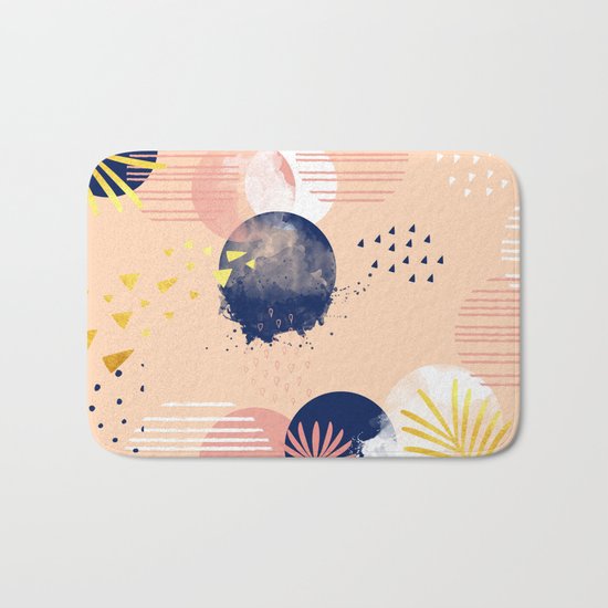 Abstract Bath Mat
