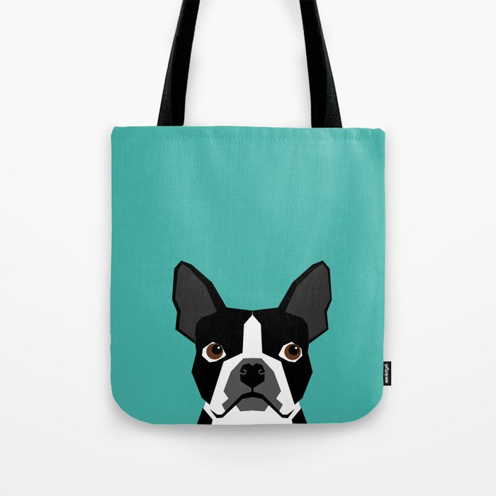Boston Terrier head dog breed gifts cute pupper boston terriers must haves Tote Bag