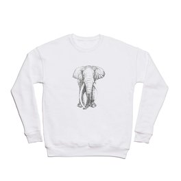 Hand drawn elephant Crewneck Sweatshirt