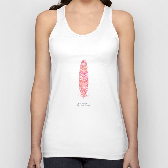 Feather Unisex Tank Top
