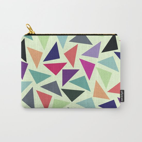 Geometric Pattern Carry-All Pouch