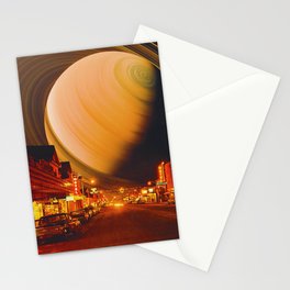 Saturn Nights Stationery Card