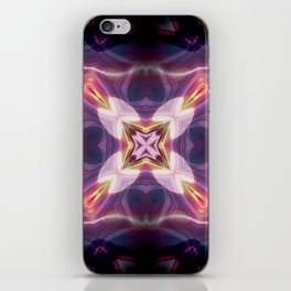 Art of kaleidoscope effect - Abstract background design / creative wallpaper pattern iPhone Skin