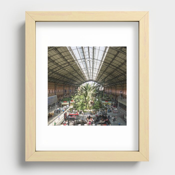 Spain Photography - The Famous Puerta De Atocha Recessed Framed Print