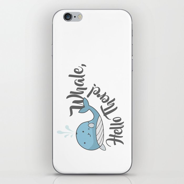 Whale, Hello There! iPhone Skin