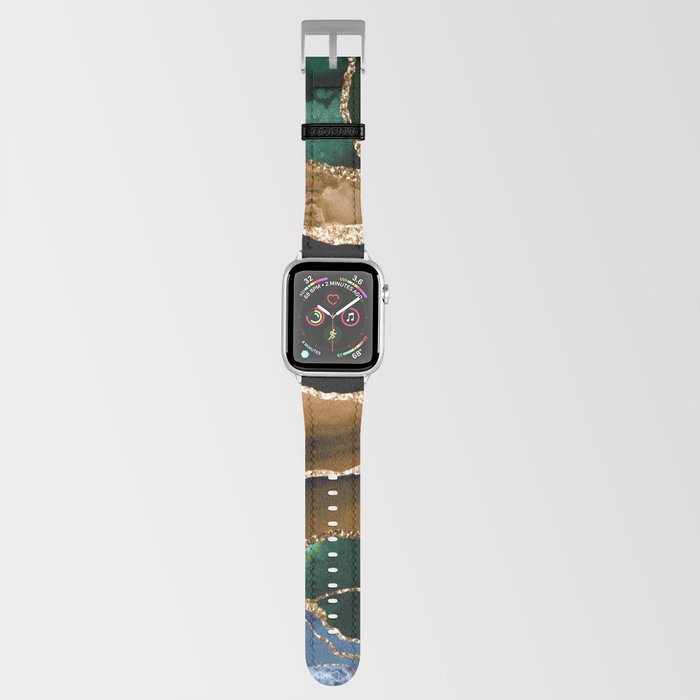 Peacock Agate Texture 10 Apple Watch Band