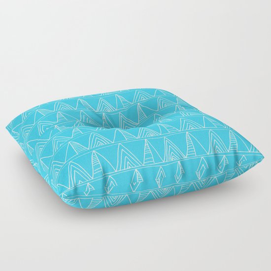 Triangles- Simple Triangle Pattern for hot summer days-Mix & Match Floor Pillow by Simplicity Of ...