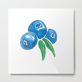 Why So Blueberry? Metal Print
