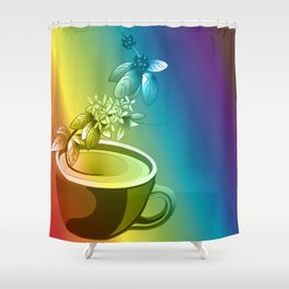 Coffee Pride: proud Coffee Shower Curtain