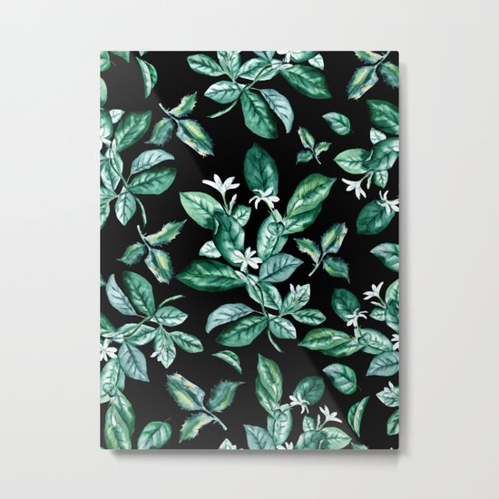 Leaves Metal Print
