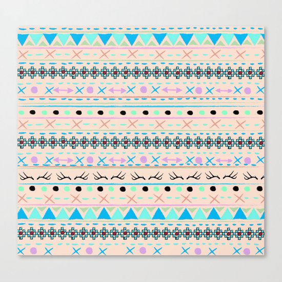 SWEET WINTER PATTERN Canvas Print