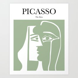 Picasso - The Kiss Art Print