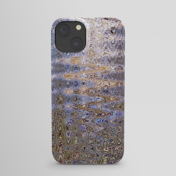 Psychedelic Diffraction In Purple iPhone Case
