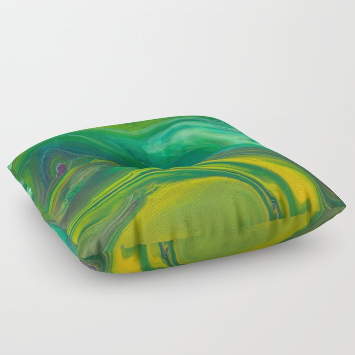 Liquid Lime Floor Pillow