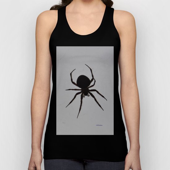Orb Weaver Silhouette Unisex Tank Top