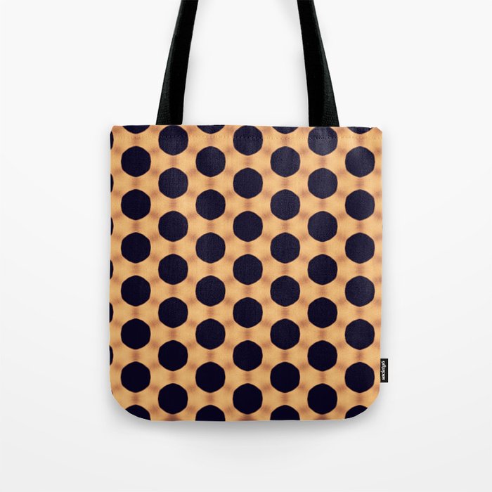 Black Dots on Pantone Yellow Tote Bag by LaurenW Designs | Society6