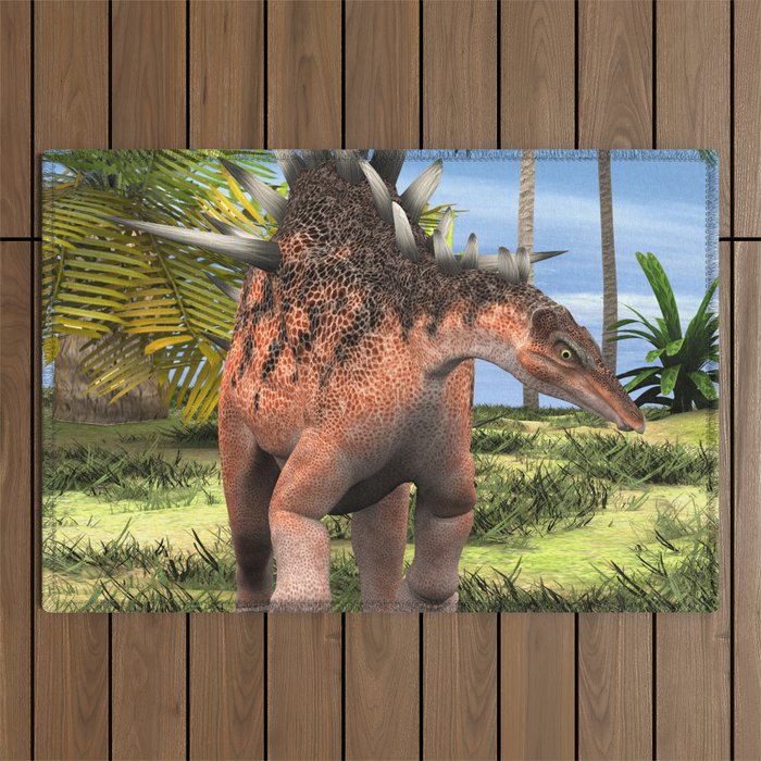 Dinosaur Kentrosaurus Outdoor Rug