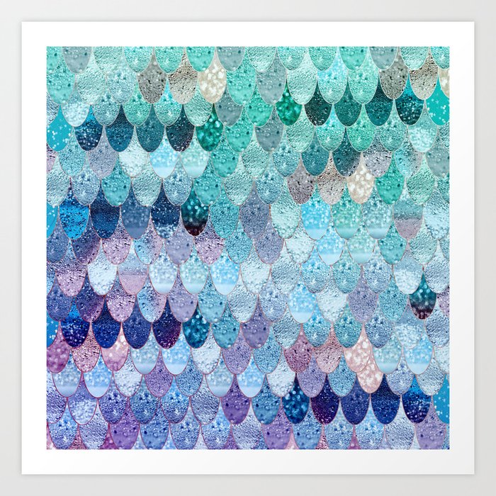 Summer Mermaid Ii Art Print By Monikastrigel Society6
