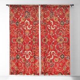 Isfahan Antique Persian Carpet Print Blackout Curtain