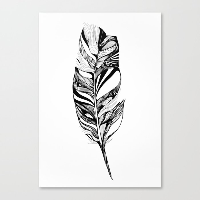 Feather - Lucidity Canvas Print