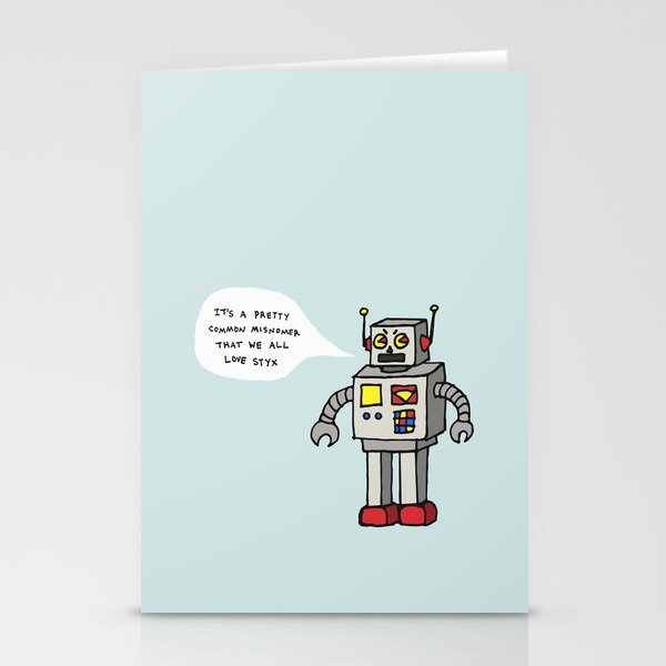 Angry Robot Stationery Cards
