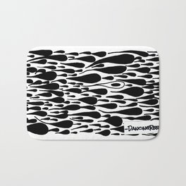 d.r.o.p.s Bath Mat | Nature, Illustration, Abstract, Black and White 