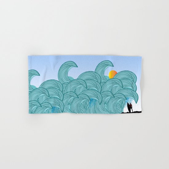 surfing 3 Hand & Bath Towel