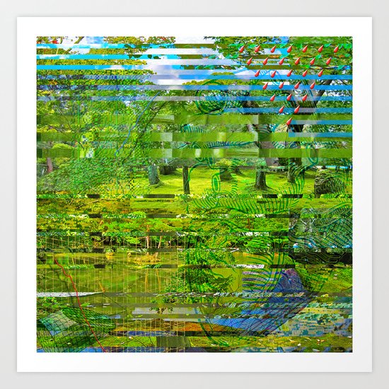 Landscape of My Heart (4 as 1) Art Print