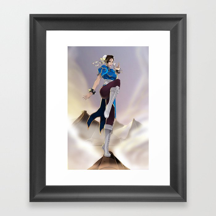 Strongest woman in the world! Framed Art Print