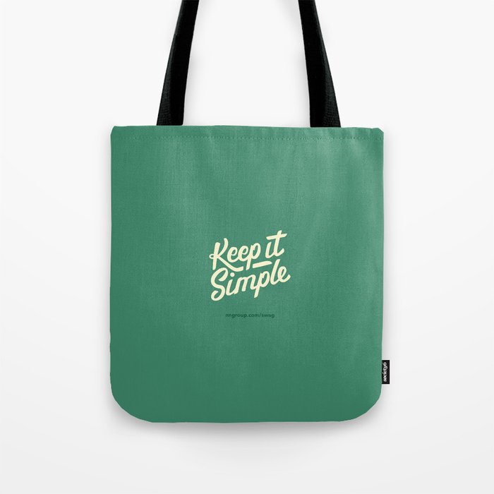 Keep It Simple Tote Bag