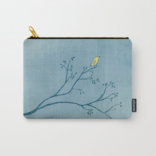 Yellow Bird Carry-All Pouch