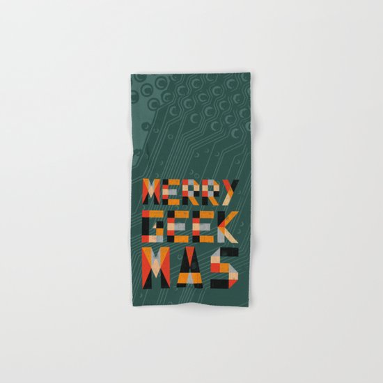 Merry Geekmas Hand & Bath Towel