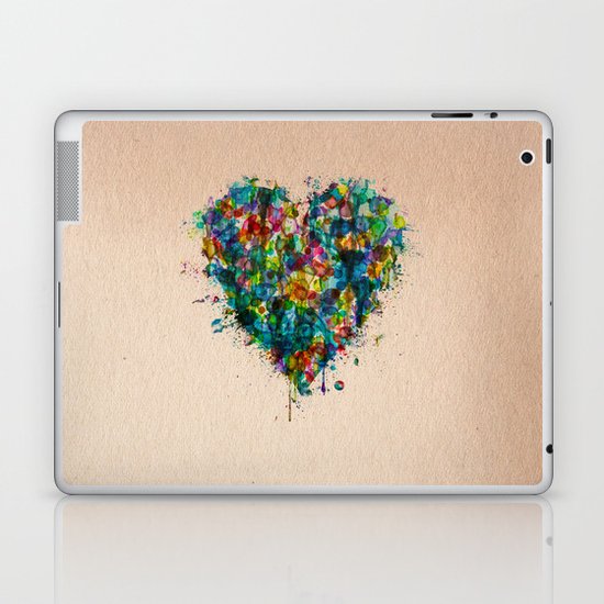 Heart Splatter Laptop & iPad Skin